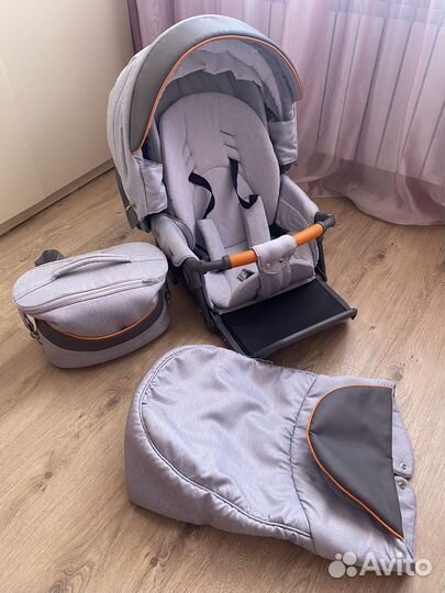 Коляска Adamex Monte carbon 2 в 1