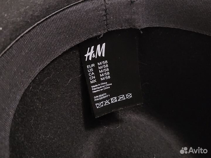 H & M шляпа мужская Отличная