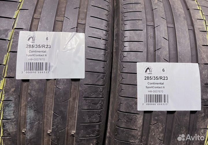 Continental SportContact 6 285/35 R23 94Y