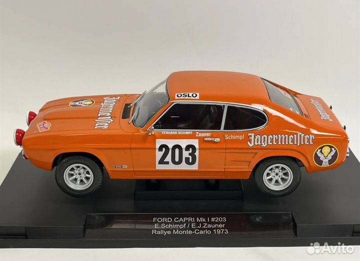 Ford Capri Mki N203 Rally Montecarlo 1973 1/18