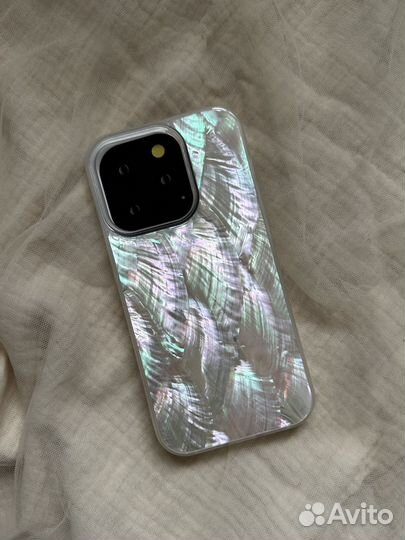 Чехол kzdoo на iPhone 14 pro с перламутром