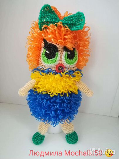 Мочалка игрушка ручной работы