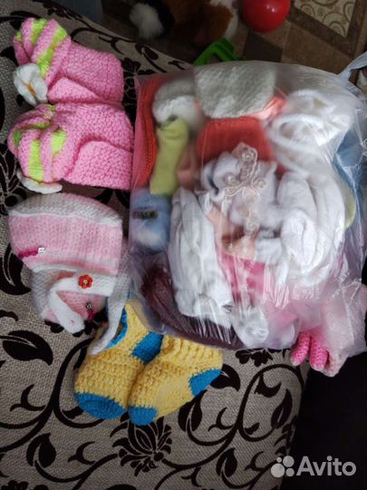 Вещи для девочки пакетом с рождения до 1 года
