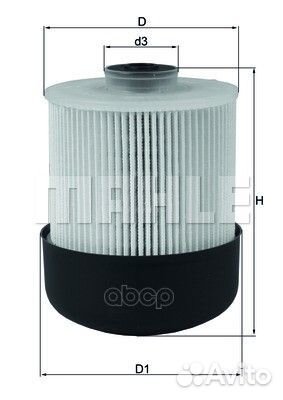 Фильтр топливный KX338/28D Mahle/Knecht