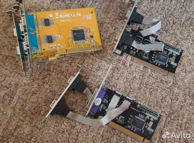 PCI контроллер COM RS-232
