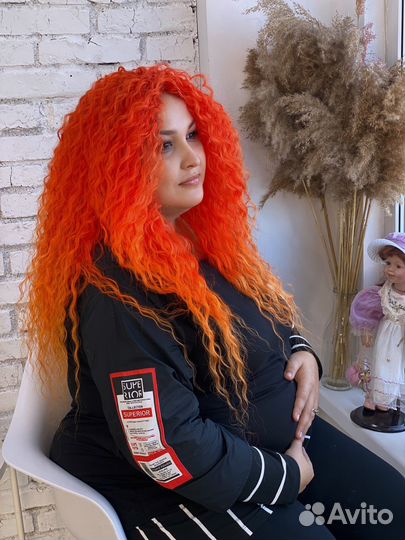 Афролоконы, афрокосы,косы со свободным концом