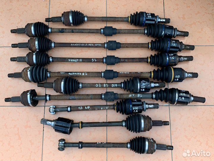 Привод передний митсубиси ланцер 10, 1.5, 1.8, 2.0