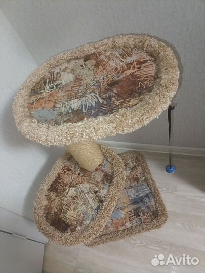 Когтеточка домик для кошки бу