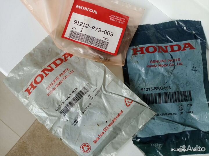 Сальники распредвала, коленвала Хонда