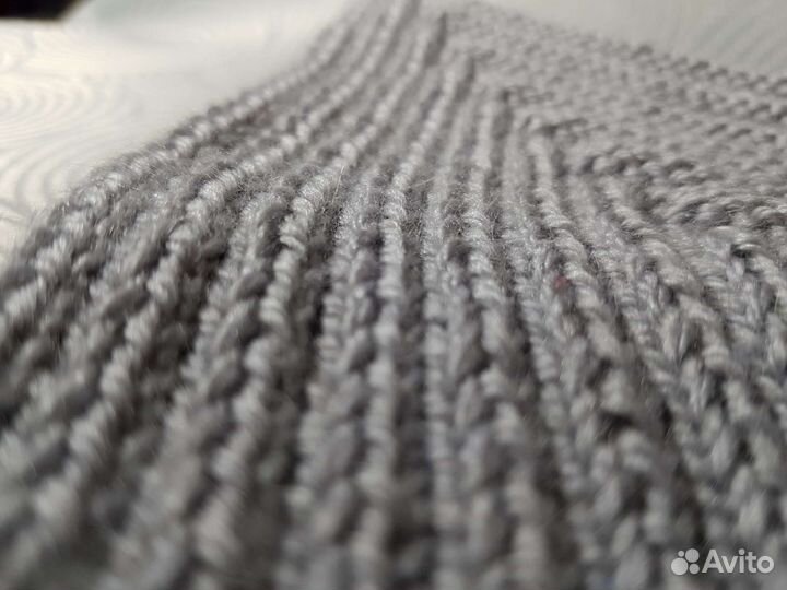 Шапка Эльф (подарок шарф) вязаная новая