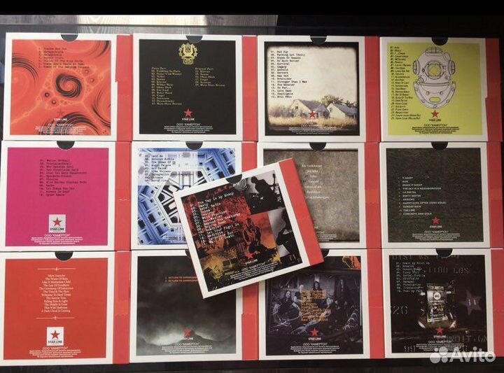 Коллекционное издание 13 CD Accept,Prodigy,Moby