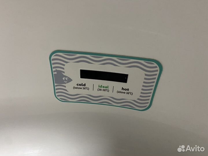 Ванночка для купания с горкой и надувным кругом