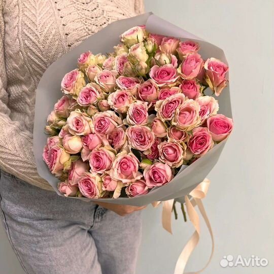 Цветы розы букет