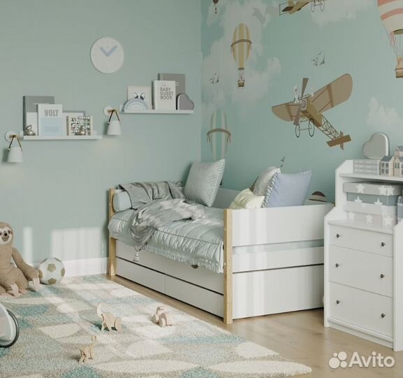 Детская кровать с бортиками Prado