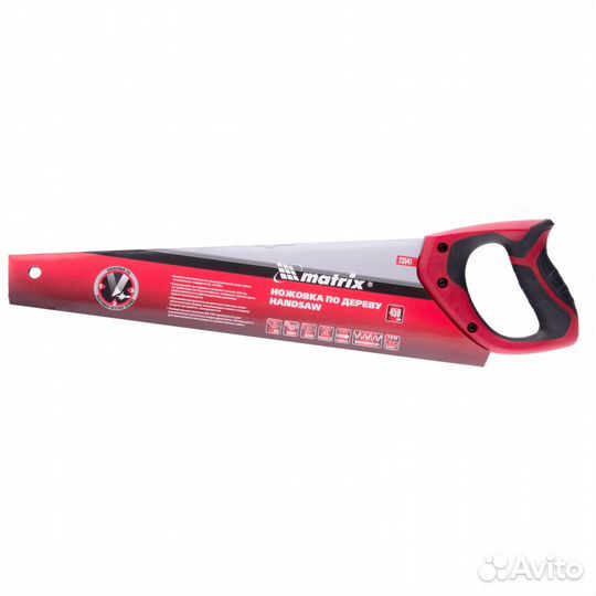 Ножовка по дереву, 450 мм, 7-8 TPI, зуб-3D, калены