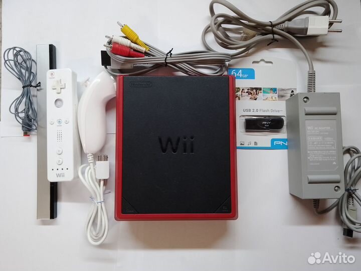 Wii Mini прошитый + 26 игр и коробочный N64 в отл