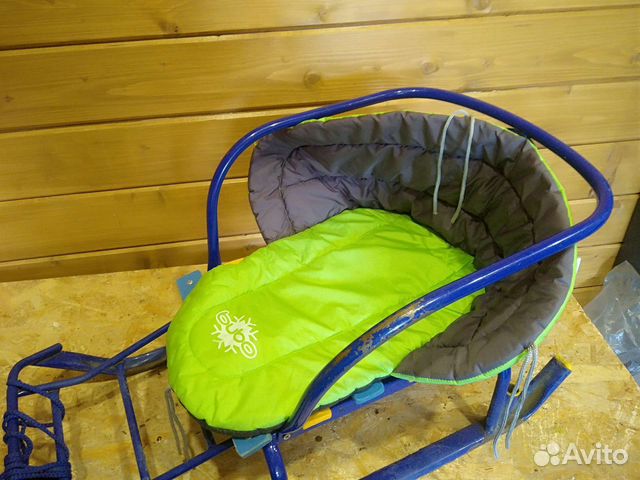 Детские зимние санки