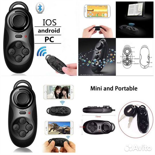 Геймпад мини bluetooth для телефона андроид