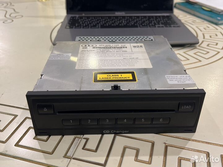 CD чейнджер audi A6 C6 Q7 4L