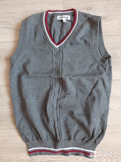 Жилетка серая школьная