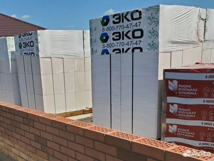 Газоблок эко D600 B5,0 250x600x150