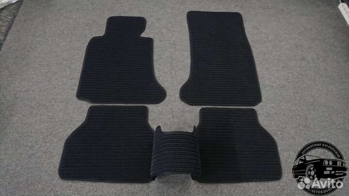 Репсовые автоковрики для BMW 5 серии e39, графит