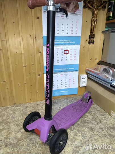 Самокат детский трехколесный б/у 