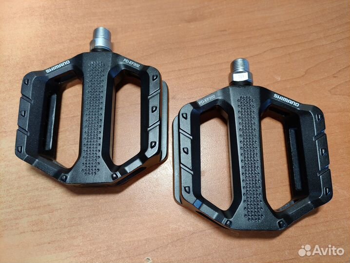 Педали для велосипеда shimano pd-ef202 черные