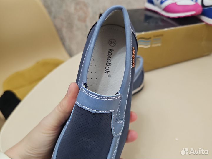 Слипоны мокасины для мальчика новые