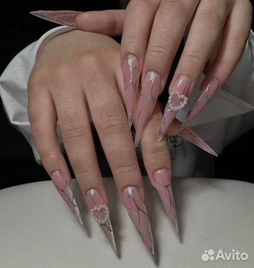 Маникюр с покрытием/наращивание ногтей