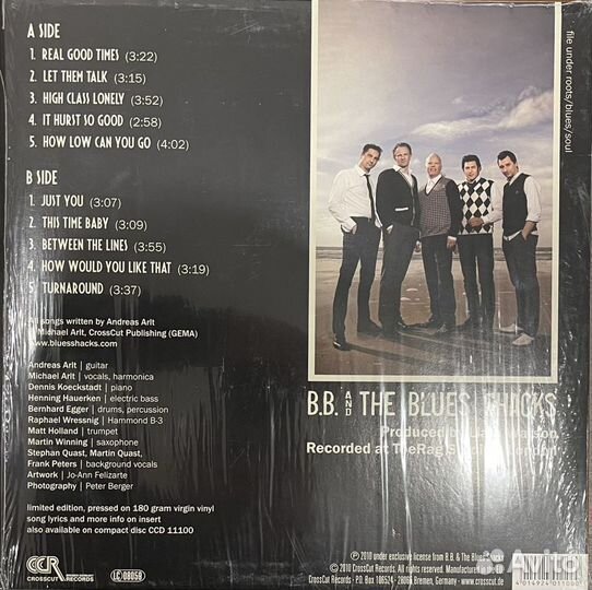 Виниловая пластинка BB & The Blues Shacks LP