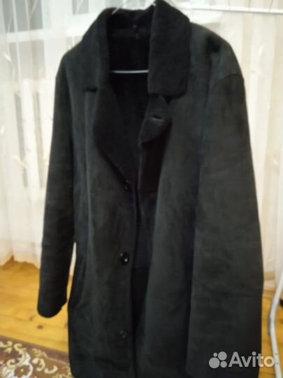 Дубленка мужская и кепка