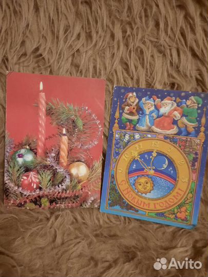 Открытки С новым годом СССР