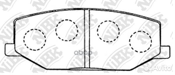 Тормозные колодки suzuki Jimny SJ410 SJ413 F LP527