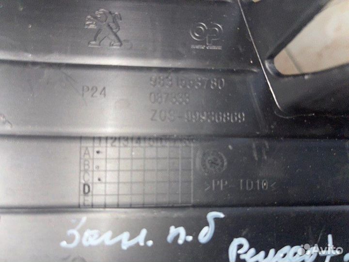 Заглушка бампера передняя Peugeot 206 С 1998 По