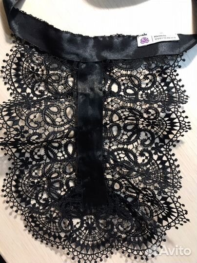 Воротник жабо кружевное