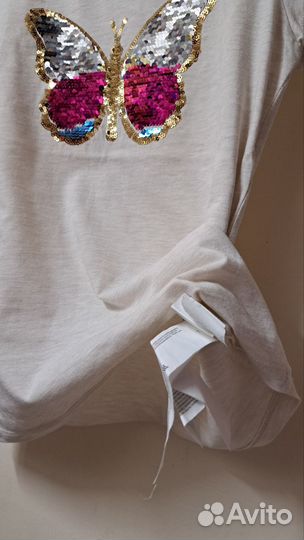 Футболка с паетками