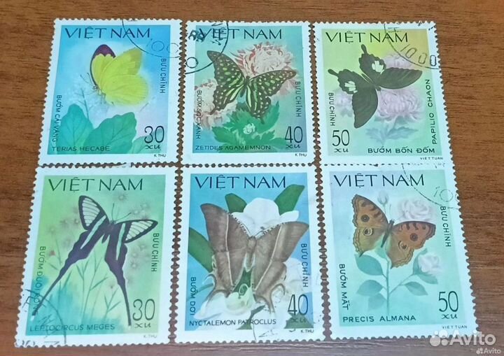 Марки бабочки