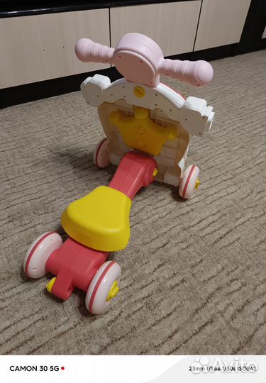 Ходунки,Каталка, столик музыкальный, самокат. 4в1