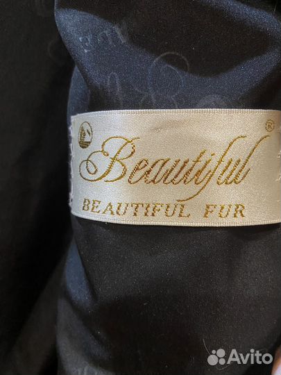 Шуба норковая с капюшоном 44- 46