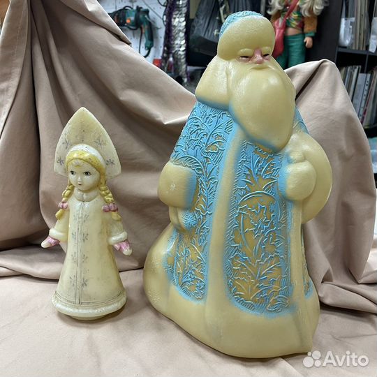 Дед Мороз и снегурочка СССР лот 123 (Сзр)