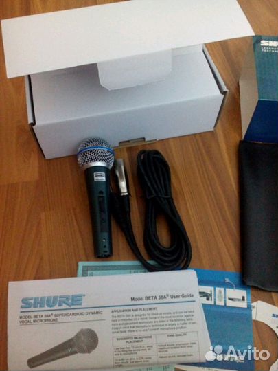 Микрофон вокальный shure beta58a new