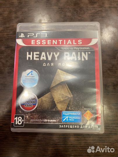 Игра на ps3 Heavy rain