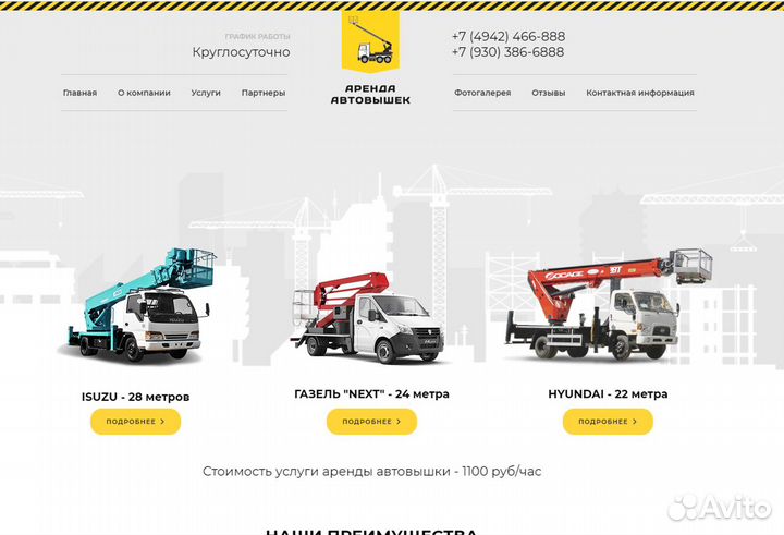 Создание сайтов
