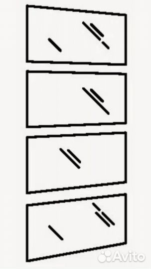 Горизонтальная панель икеа фэрвик 4 панели