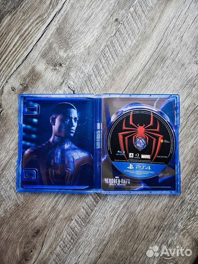 Человек паук Майлз Моралес ps4 диск