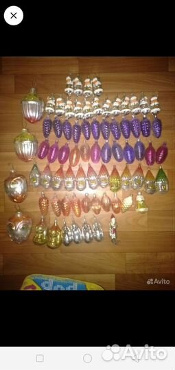 Елочные игрушки СССР