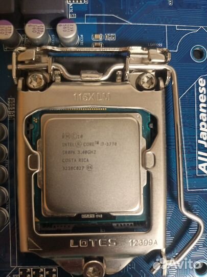 Intel core i7 3770, материнская плата GA-H77M-D3H