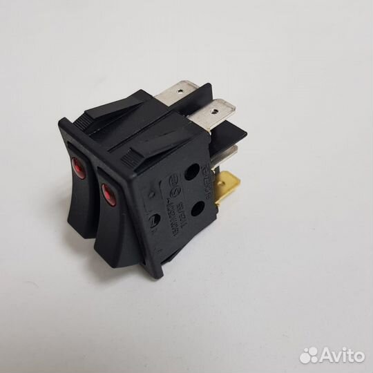 Выключатель двухклавишный усиленный