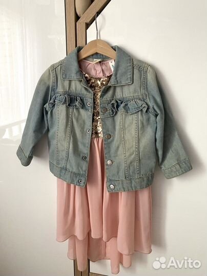 Джинсовая куртка hm для девочки